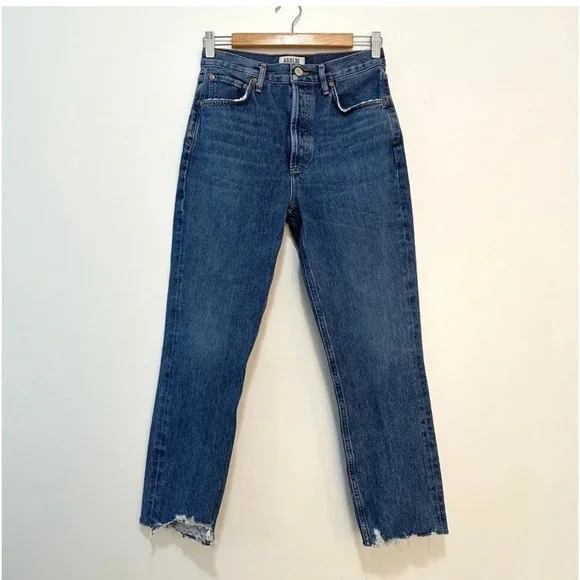 AGOLDE Riley High  Rise Straight-Leg Jeans in Veto - Picture 6 of 13